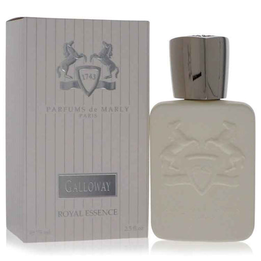 Galloway by Parfums de Marly Eau de Parfum spray for men, 2.5 oz bottle, elegant packaging, luxurious fragrance.