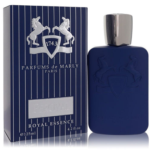 Parfums De Marly Percival Royal Essence unisex Eau De Parfum spray in a 4.2 oz bottle, elegant and sophisticated fragrance.