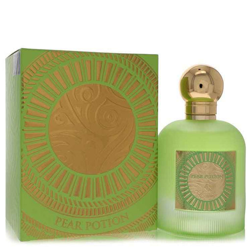 Emir Pear Potion by Paris Corner Eau De Parfum Spray for men and unisex, 3.4 oz bottle, featuring a luxurious fragrance design.