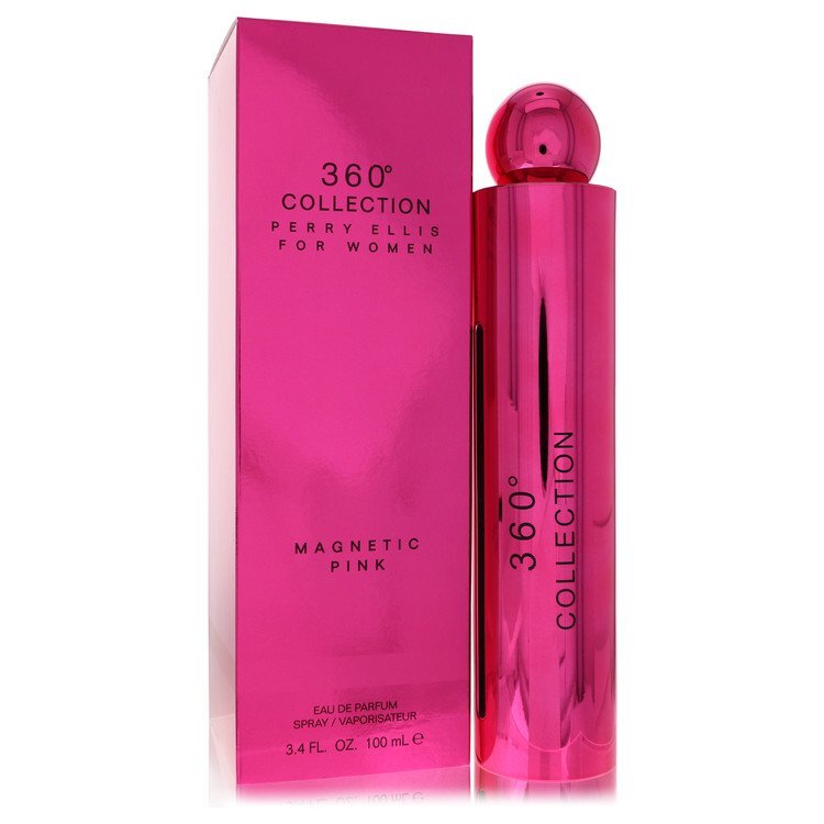 360 Collection Magnetic Pink by Perry Ellis Eau De Parfum Spray 3.4 oz (Women)