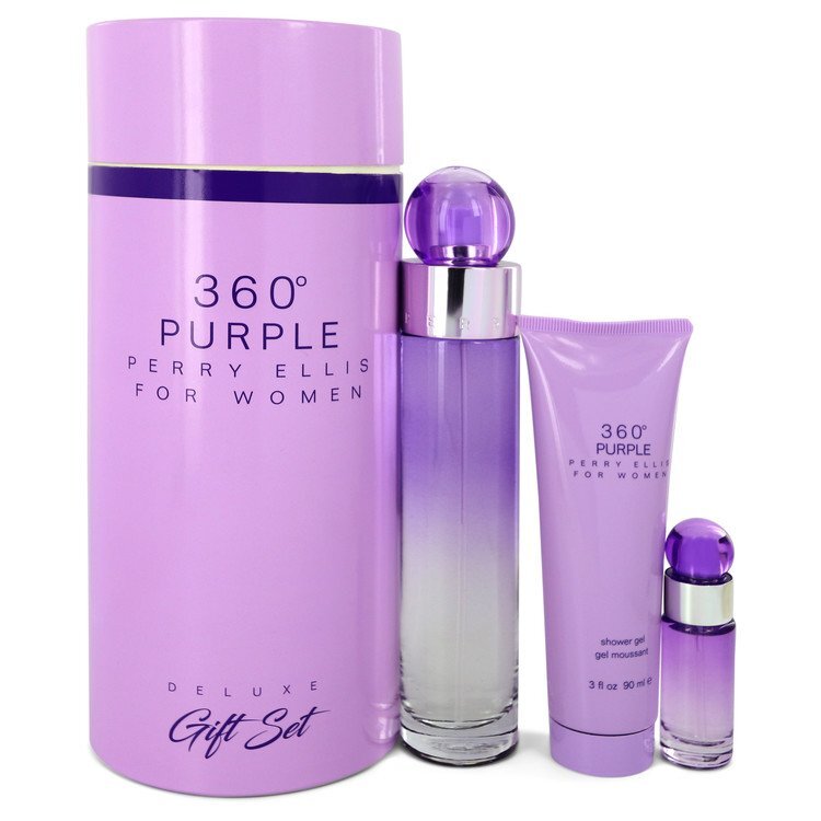 360 Purple by Perry Ellis Gift Set (Women)