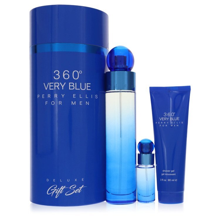 360 Very Blue by Perry Ellis Gift Set (Men)
