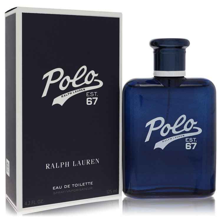 Ralph Lauren Polo 67 Eau De Toilette Spray for men, 4.2 oz bottle, with classic Ralph Lauren branding on the packaging