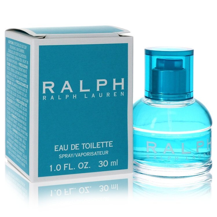 Ralph Lauren Eau De Toilette Spray 1 oz for women in elegant bottle, showcasing the signature Ralph by Ralph Lauren design.
