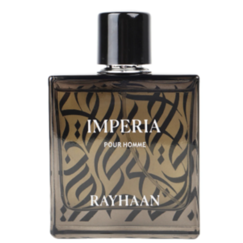Imperia by Rayhaan men's Eau De Parfum 3.4 oz bottle, stylish men's cologne with sleek packaging and elegant design.
