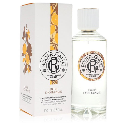 Roger & Gallet Bois D'Orange unisex fresh fragrant water spray bottle with citrus design, 3.3 oz.