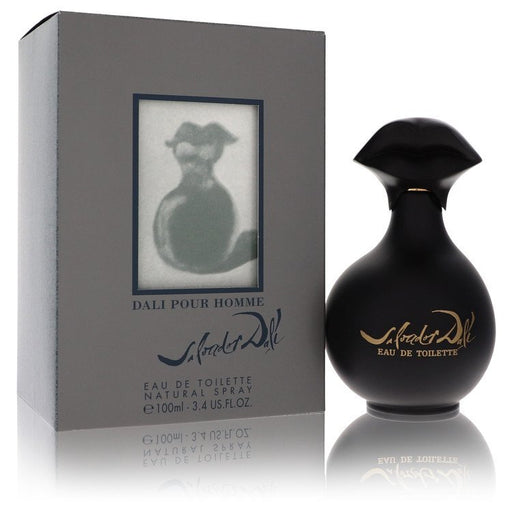 Salvador Dali Eau De Toilette Spray for men, 3.4 oz bottle featuring artistic design and signature branding.
