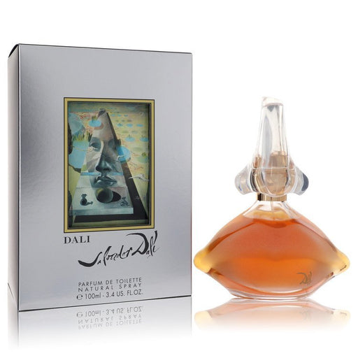 Salvador Dali Parfum De Toilette Spray for women in a 3.4 oz bottle, featuring an artistic design inspired by the artist.