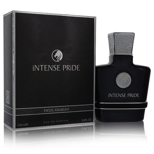 Intense Pride by Swiss Arabian men's Eau de Parfum spray, 3.4 oz bottle with sleek packaging and brand logo visible.