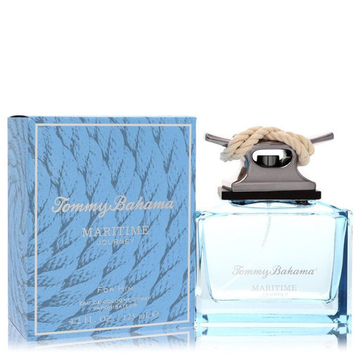 Tommy Bahama Maritime Journey Eau de Cologne spray for men, 4.2 oz bottle with nautical-themed packaging.