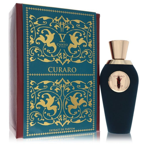 V Canto Curaro V unisex parfum spray, 3.38 oz, featuring elegant bottle design and sophisticated fragrance for women and men.
