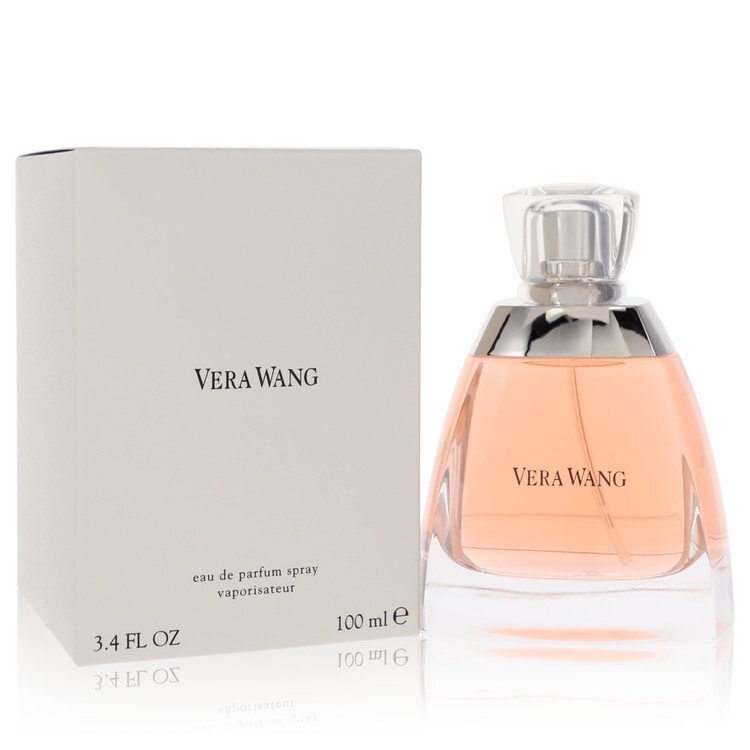 Vera Wang Eau De Parfum Spray for women, 3.4 oz bottle, elegant perfume with floral and citrus notes.