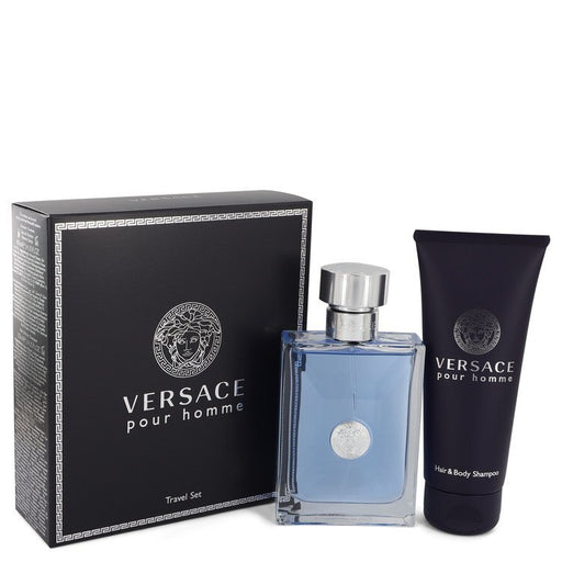 Versace Pour Homme men's 2-piece gift set including fragrance and grooming accessories from Versace.