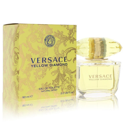 Versace Yellow Diamond by Versace Eau De Toilette Spray 3 oz (Women) - AppleMango Trading Co