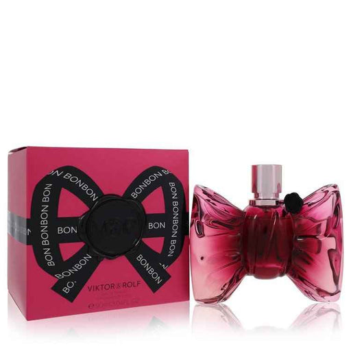 Viktor & Rolf Bon Bon Eau De Parfum Spray for women, 3.04 oz, featuring a sleek perfume bottle with a decorative cap.