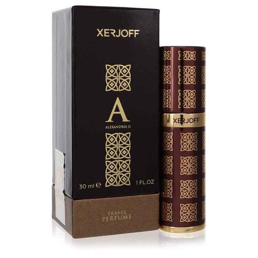 Alexandria II by Xerjoff Eau De Parfum spray in 1 oz bottle, featuring elegant packaging for women and unisex use.