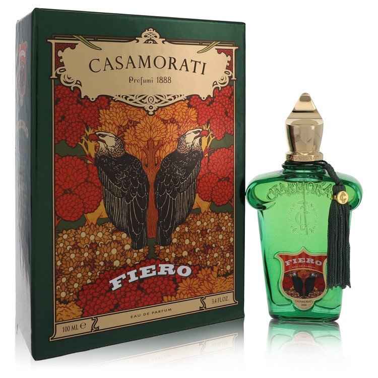 Fiero by Xerjoff Eau De Parfum spray for men, 3.4 oz bottle, elegant glass container with cap, luxurious fragrance presentation