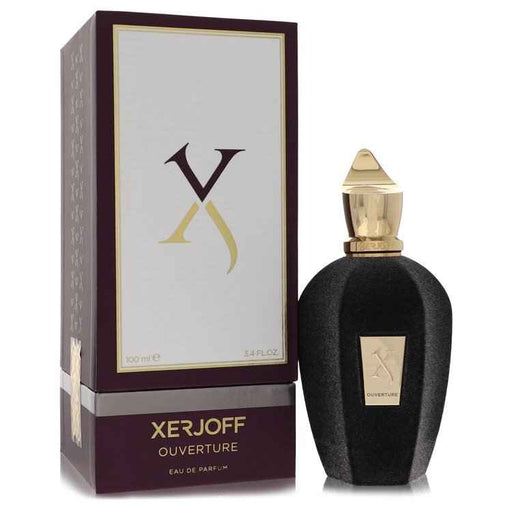Xerjoff Ouverture Eau de Parfum spray for women and unisex, 3.4 oz bottle with elegant packaging and fragrance details