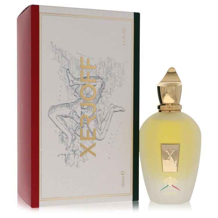 Xerjoff XJ 1861 Naxos Eau De Parfum spray, 3.4 oz, unisex fragrance with elegant bottle and distinctive branding.