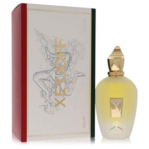 Xerjoff XJ 1861 Naxos Eau De Parfum spray, 3.4 oz, unisex fragrance with elegant bottle and distinctive branding.